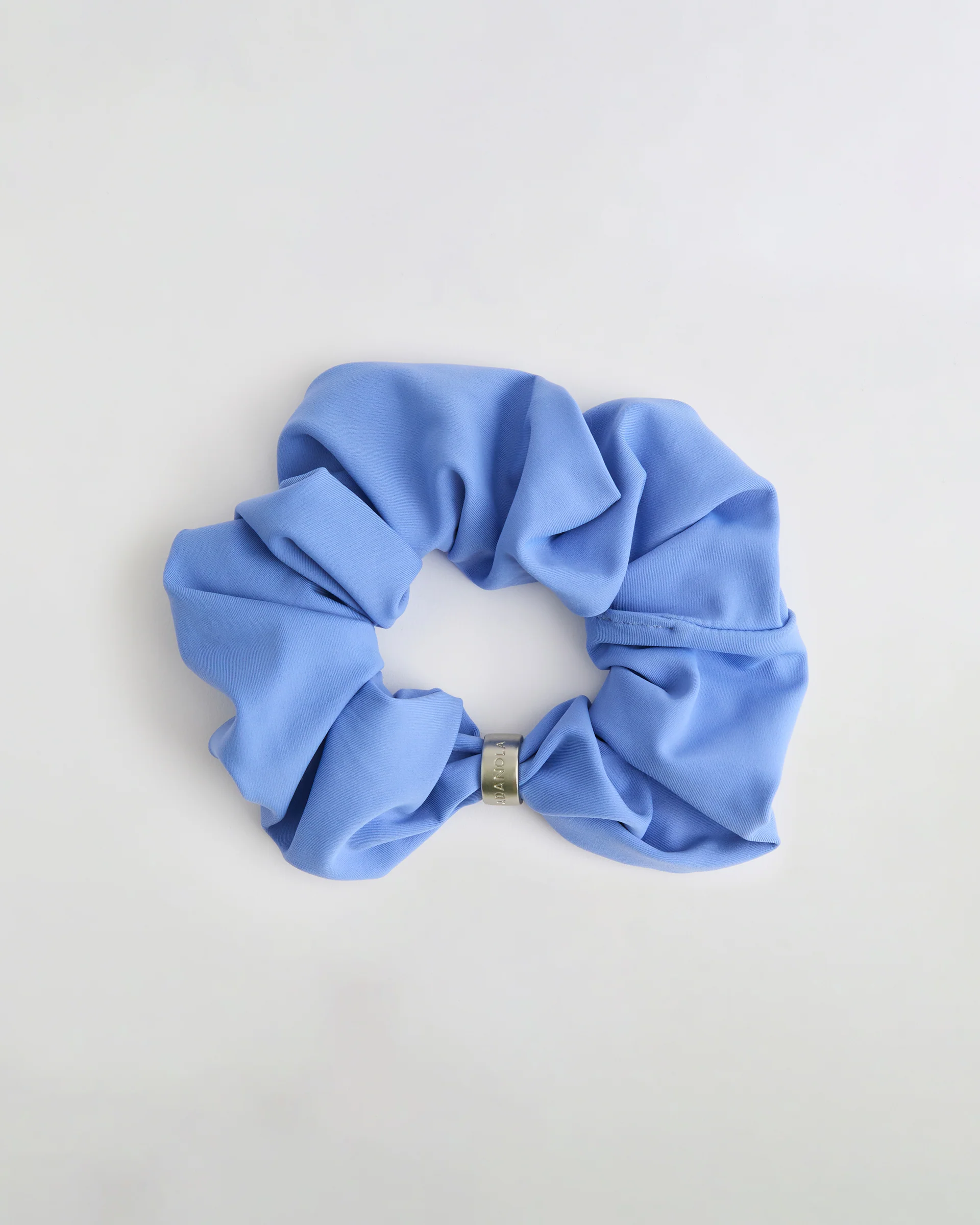 3 Pack Scrunchies - Coffee Bean/Blossom Blue - Image 5