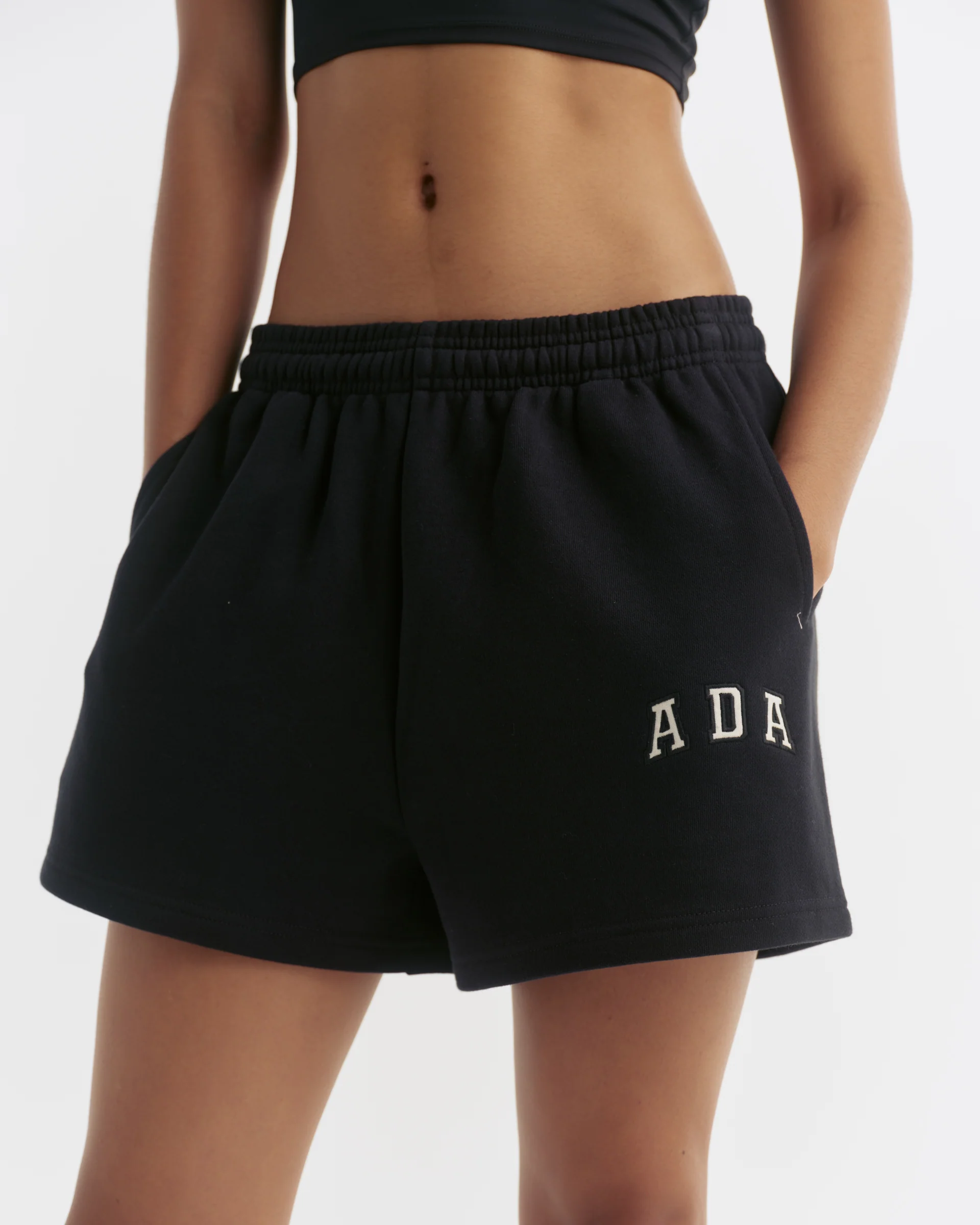 ADA Sweat Shorts - Black - Image 2