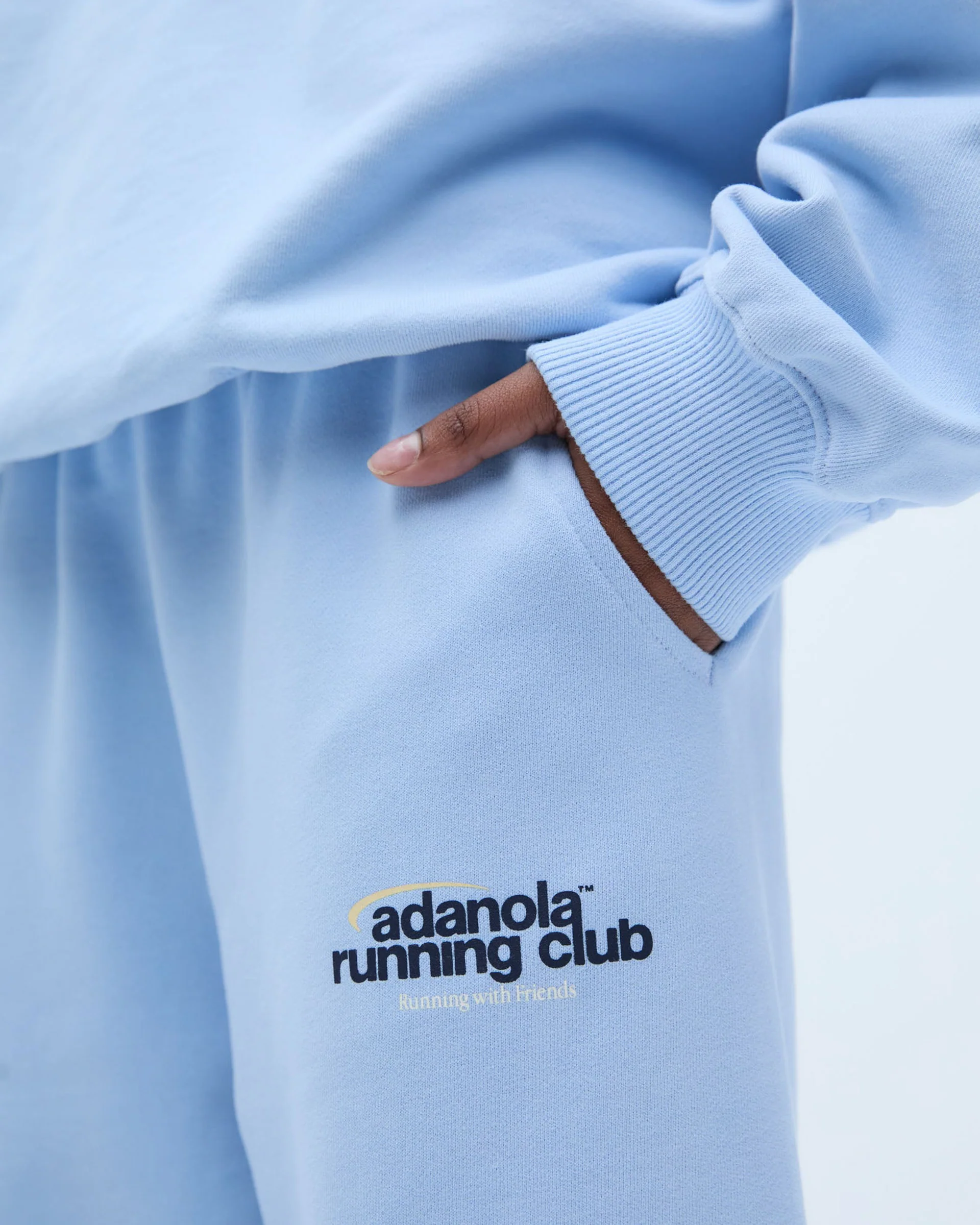 Adanola Running Sweatpants - Powder Blue - Image 3