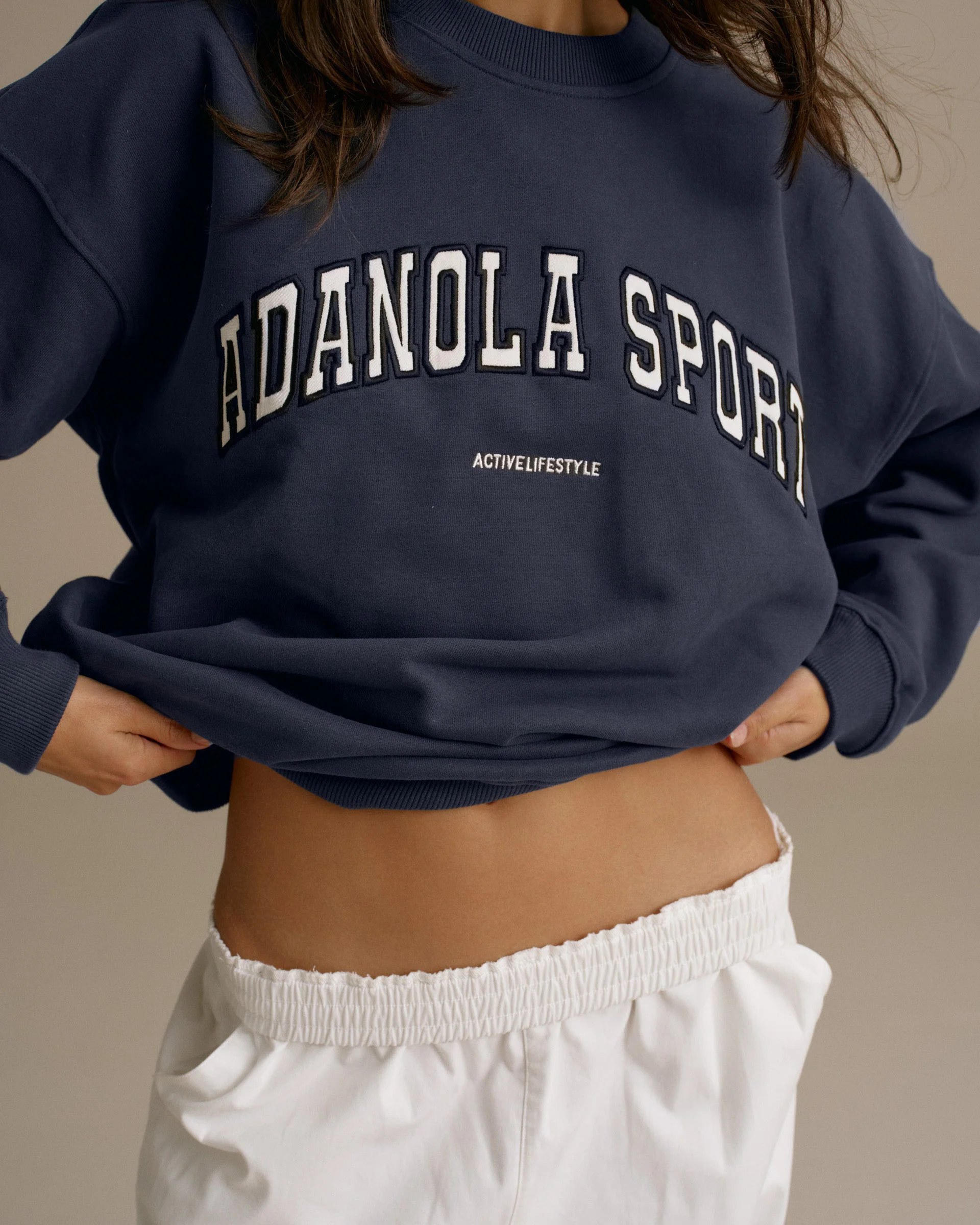 AS Oversized Sweatshirt - Washed Midnight Blue - Image 3