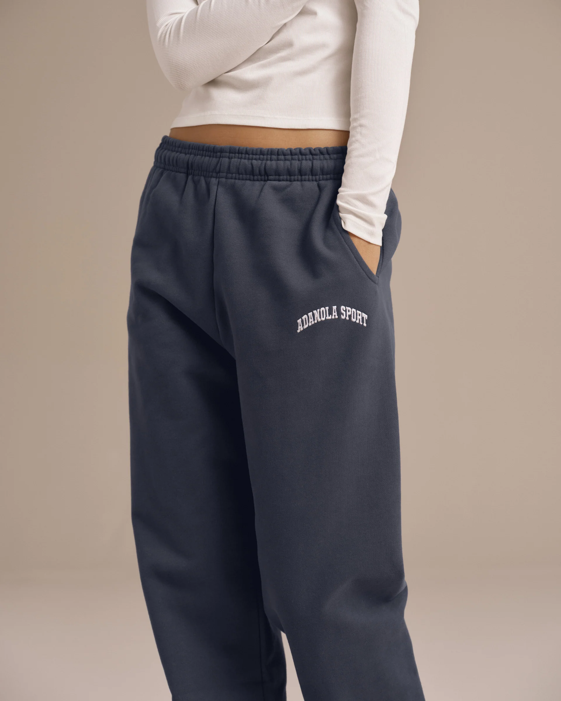 AS Sweatpants - Washed Midnight Blue - Image 4