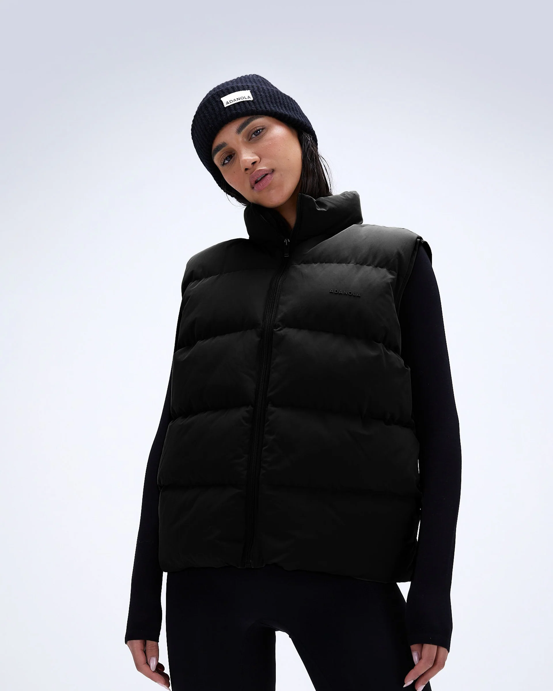 Boxy Gilet - Black - Image 6