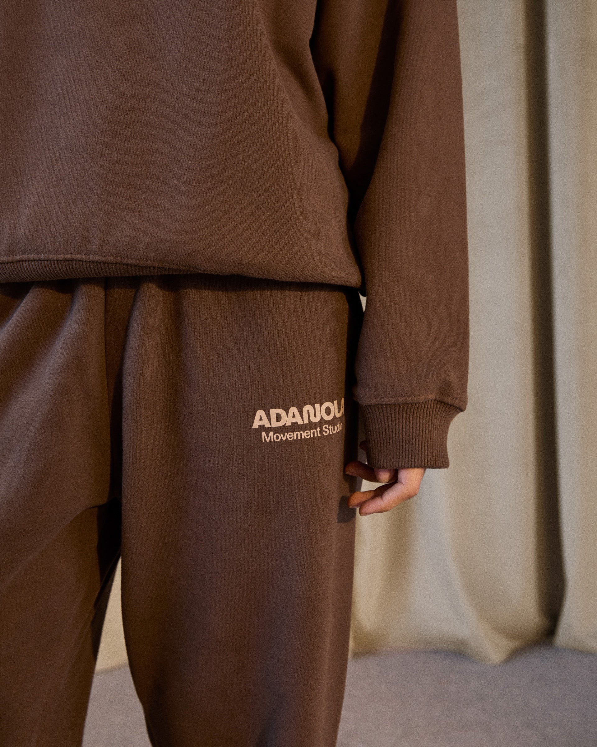 Studio Sweatpants - Mocha Brown - Image 2