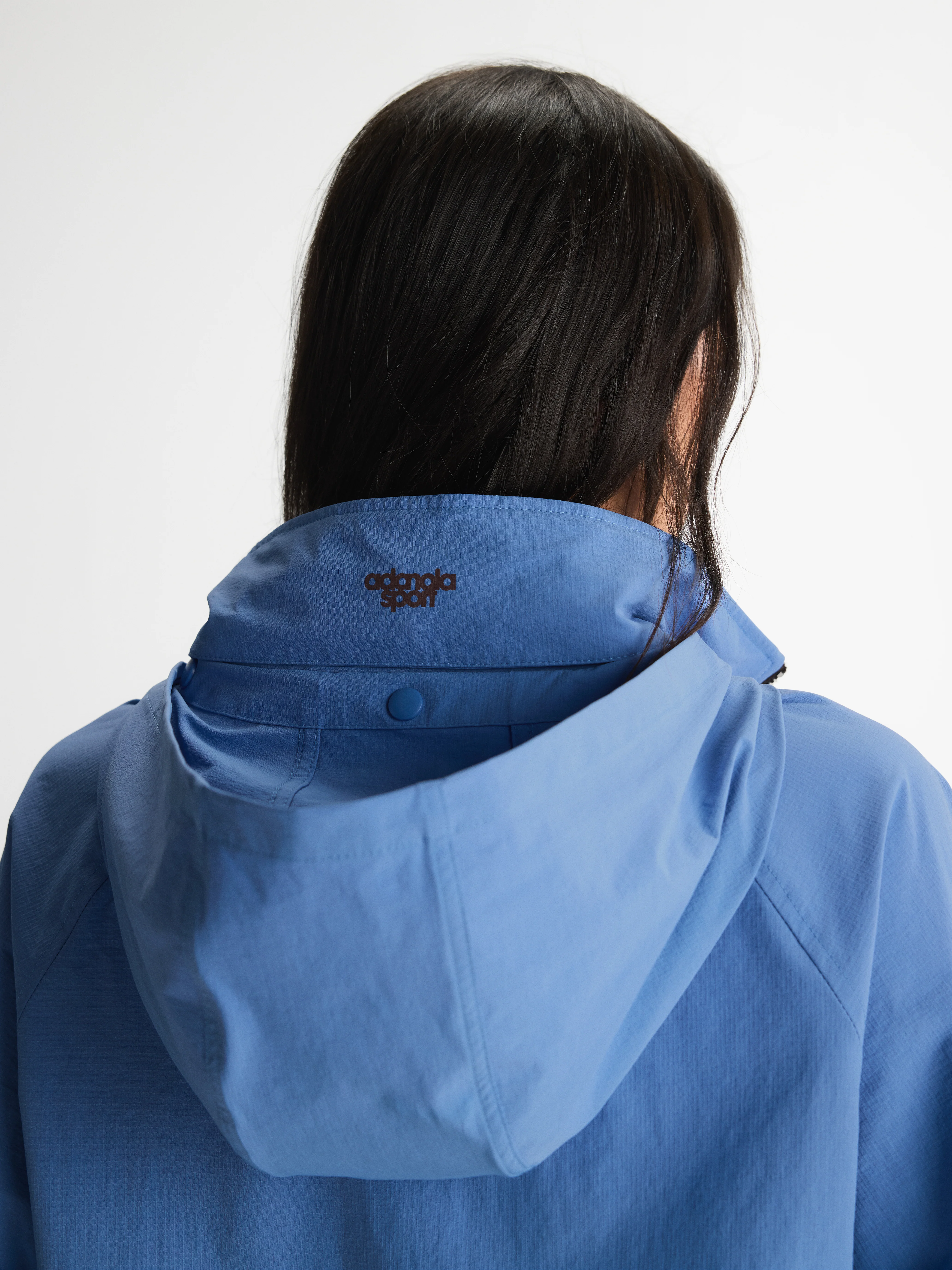 Contrast Binding Track Jacket - Blossom Blue - Image 4