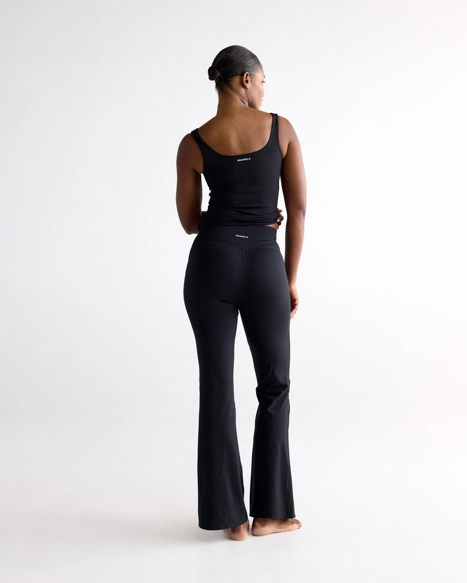 Flared Yoga Pant - Black - Image 3