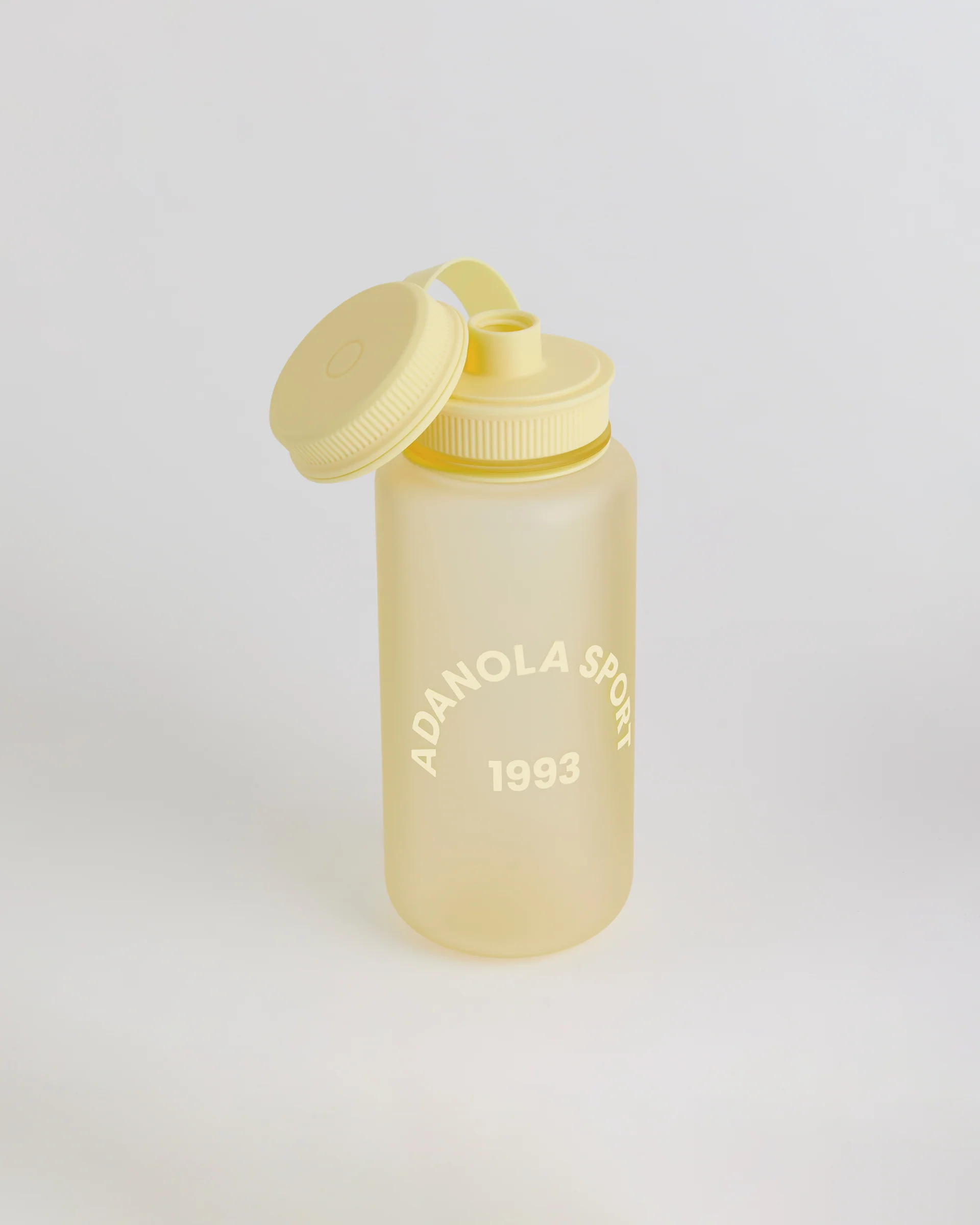 Frosted Water Bottle 900ml - Buttercream - Image 3