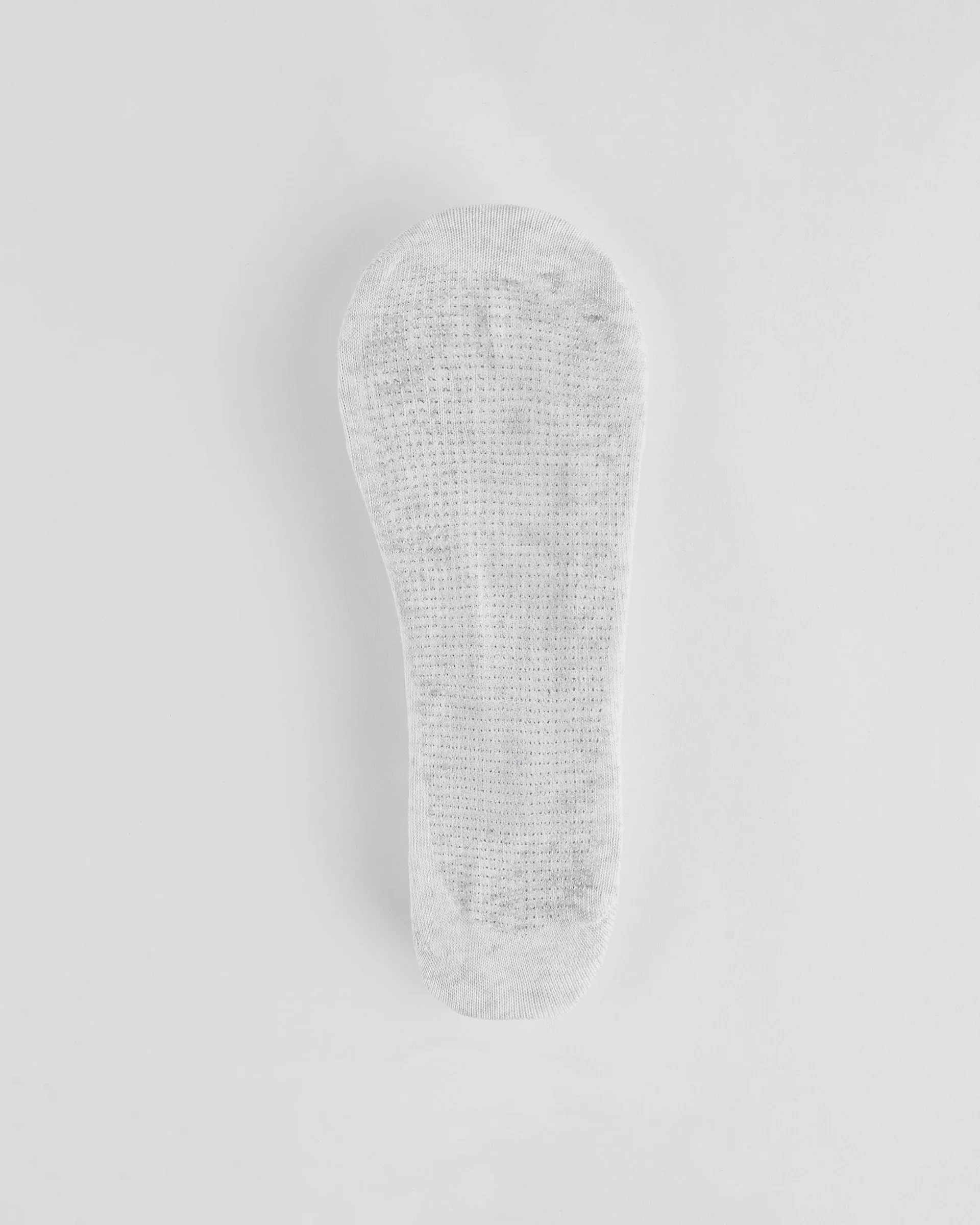 Pilates Grip Socks - Light Grey Melange - Image 2