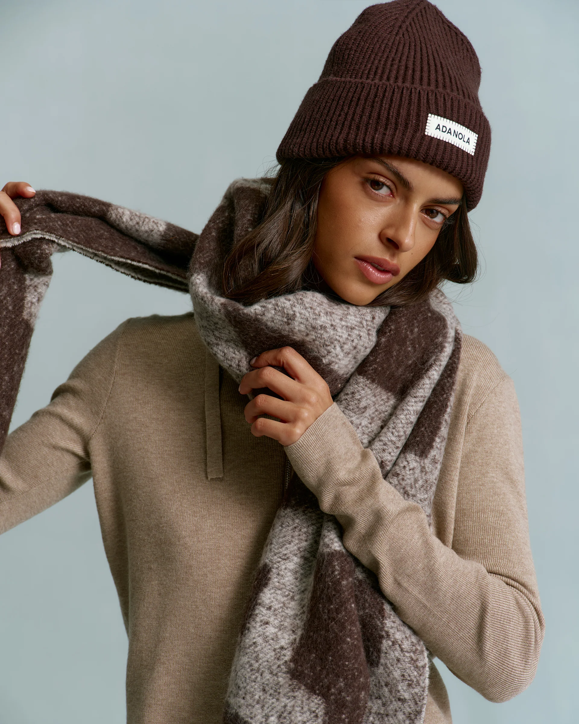 Knit Beanie - Coffee Bean - Image 2