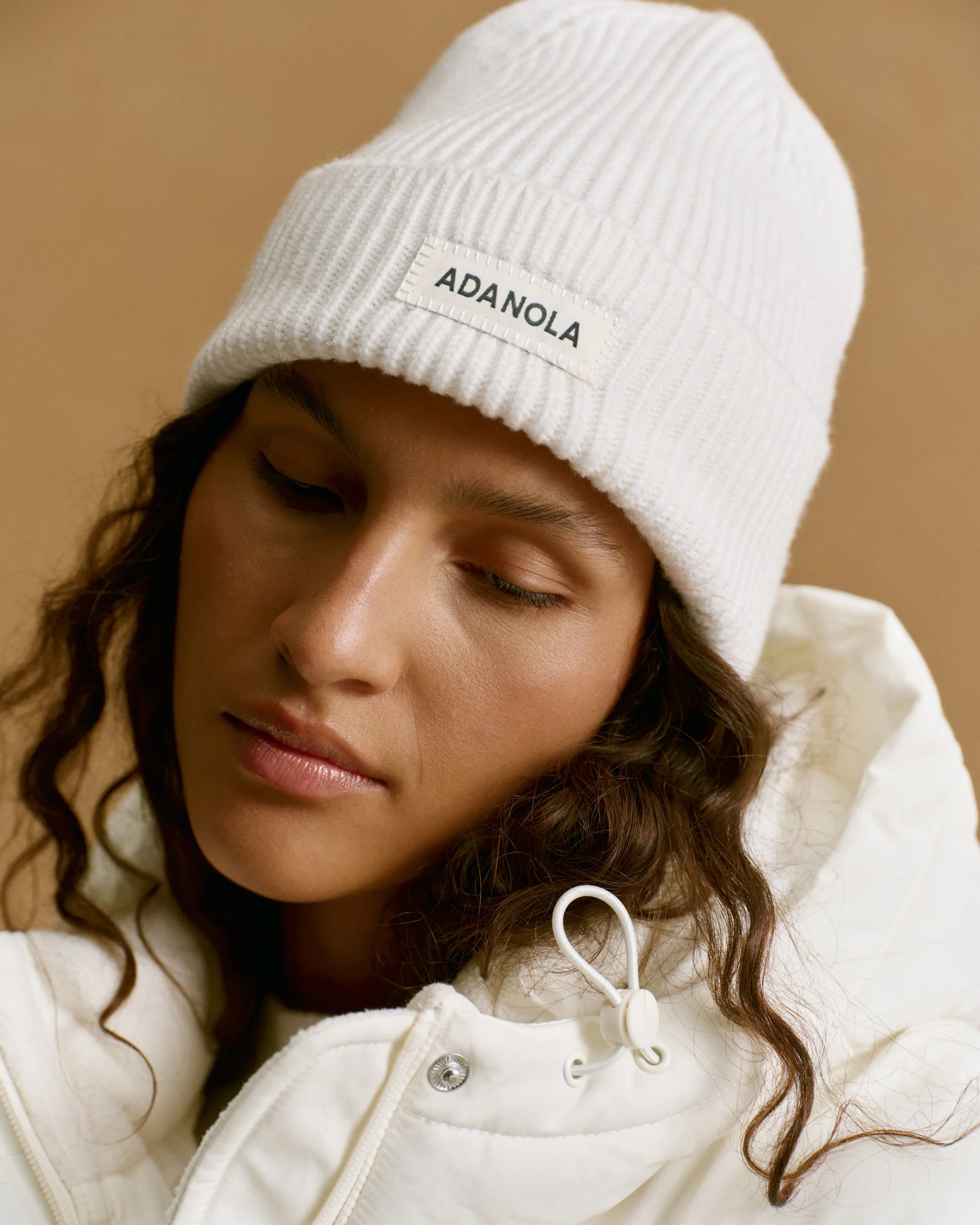Knit Beanie - Marshmallow White - Image 2