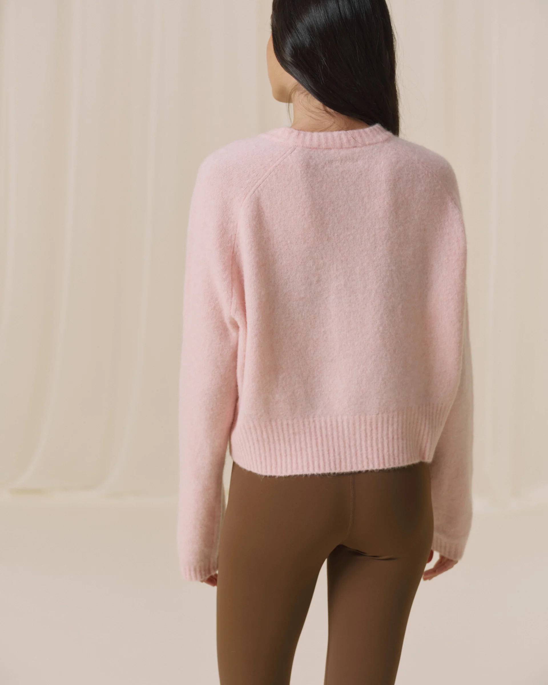 Knit Cardigan - Blush Pink - Image 2
