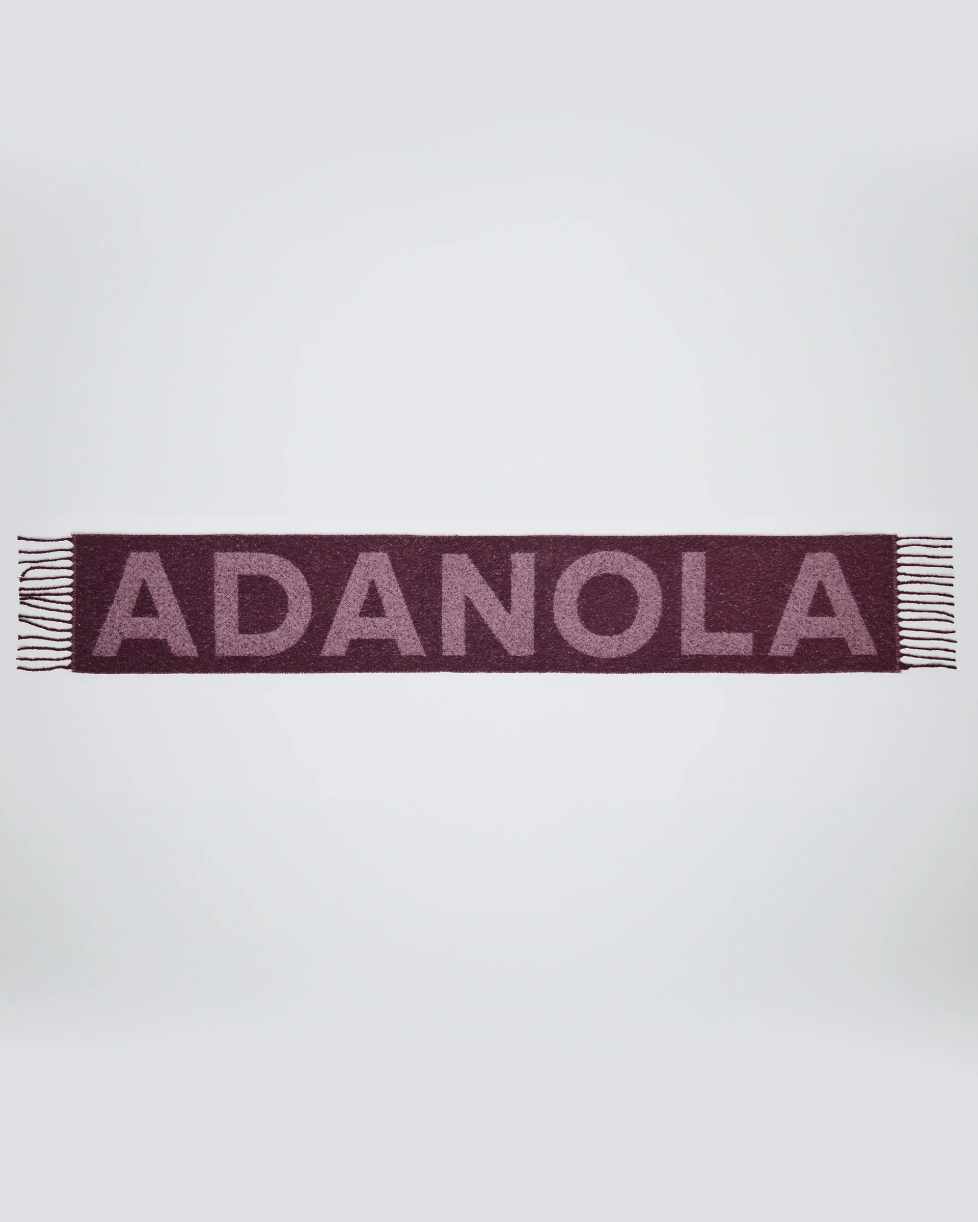 Knit Scarf - Dark Cherry - Image 3