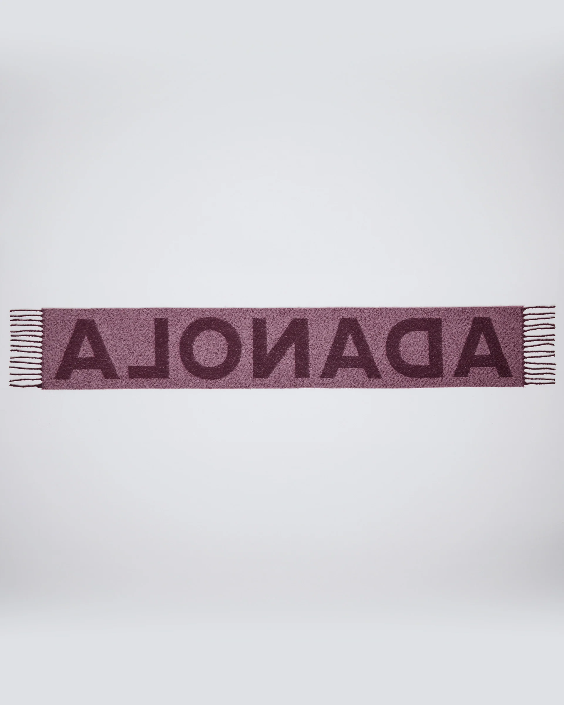 Knit Scarf - Dark Cherry - Image 4