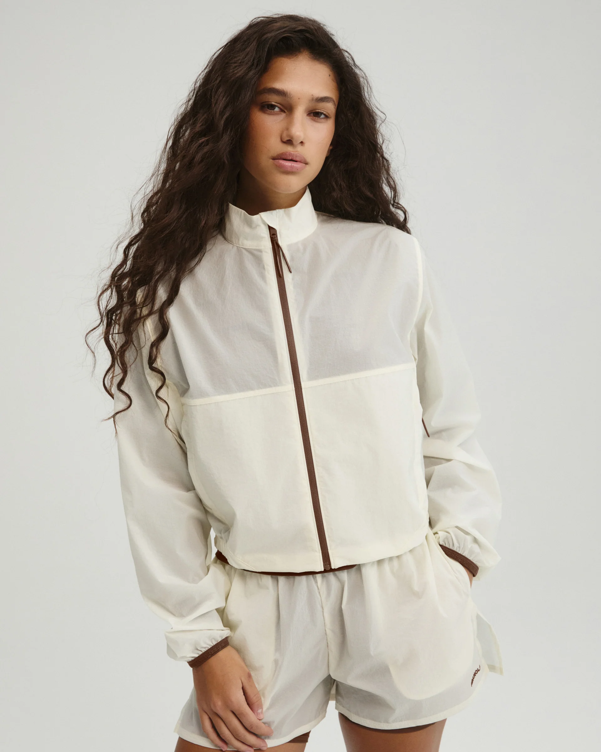 Lightweight Ripstop Windbreaker - Marshmallow White - Image 4