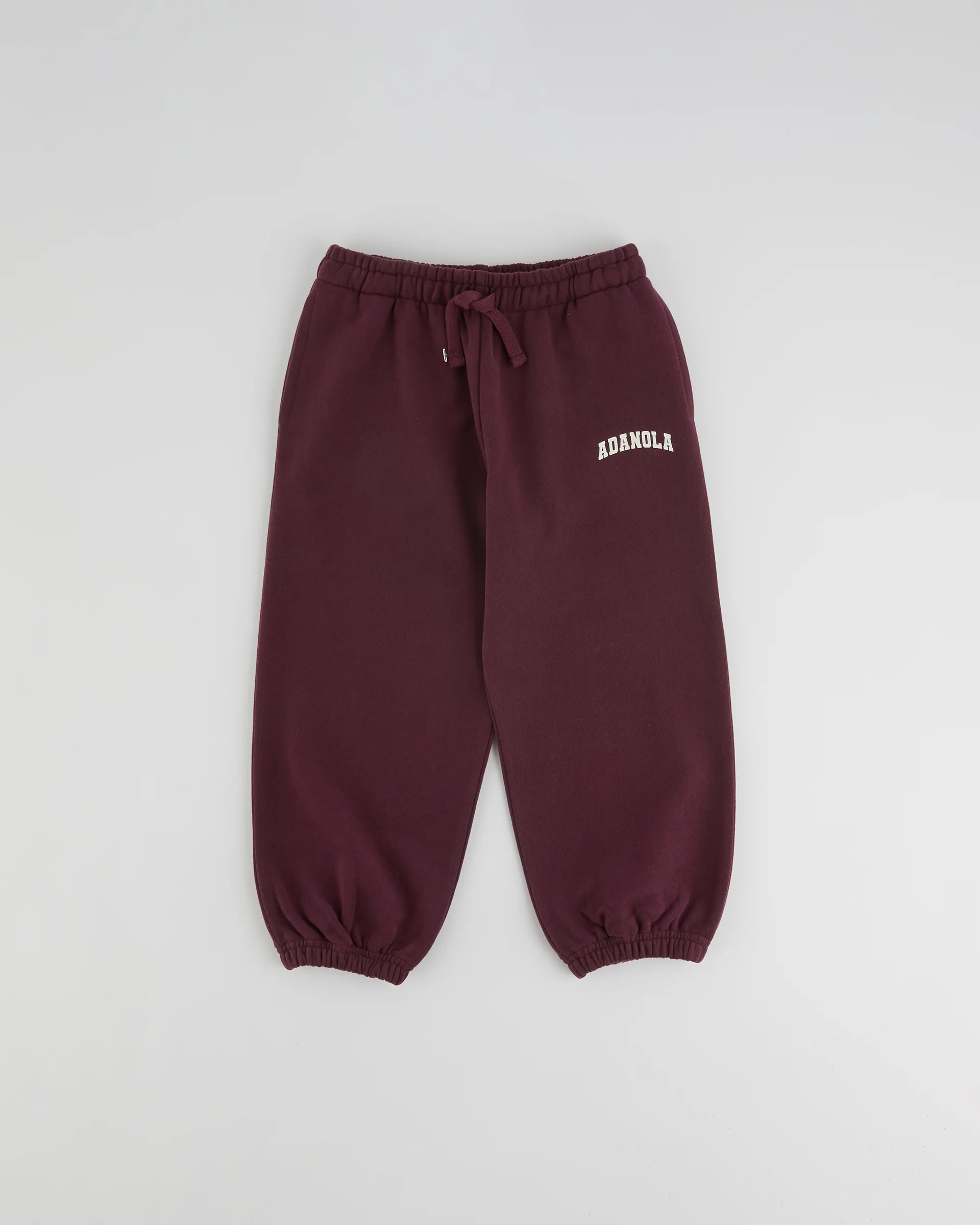 Mini Varsity Sweatpants - Dark Cherry - Image 3