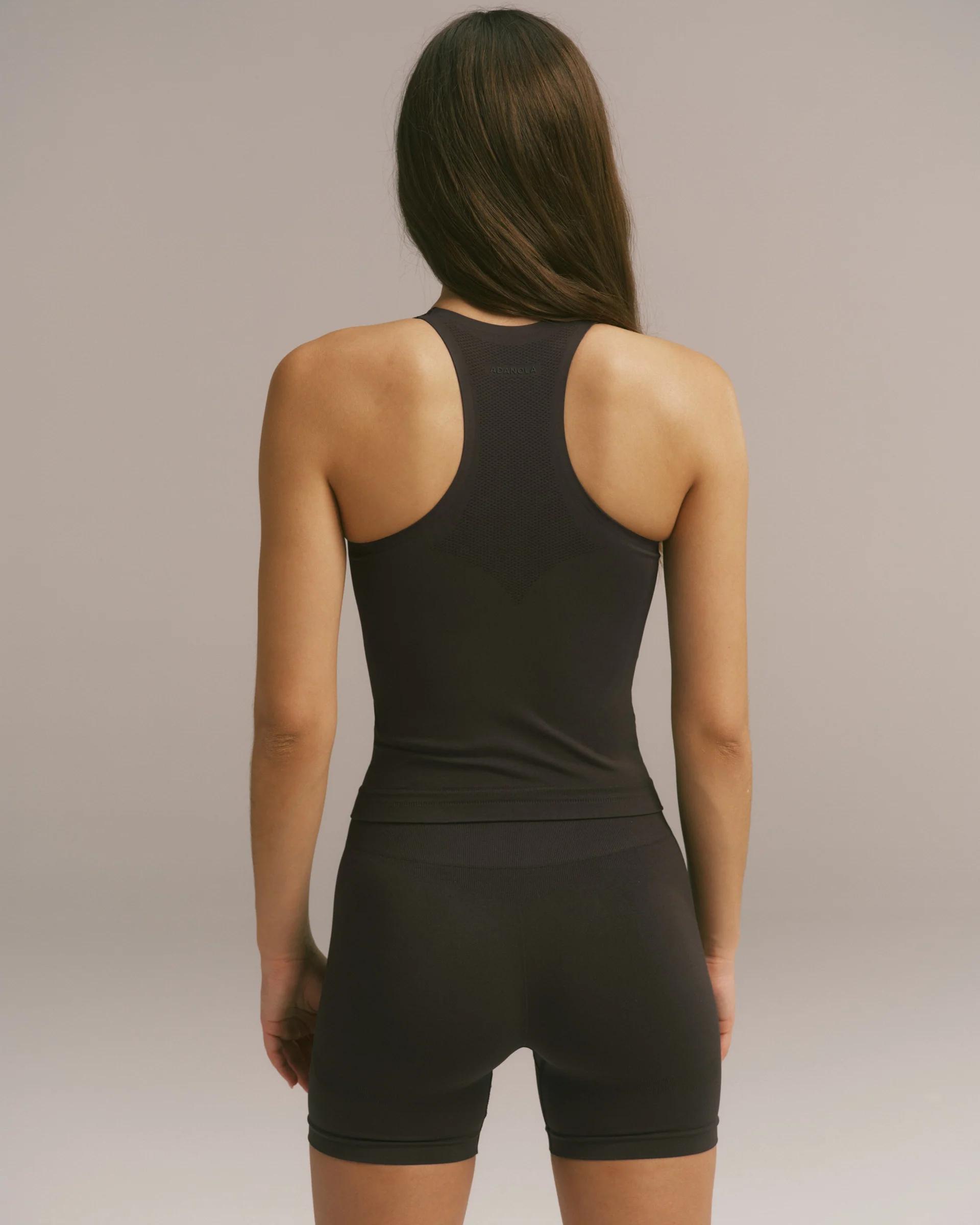 Seamless Racer Tank - Coffee Bean - Image 3