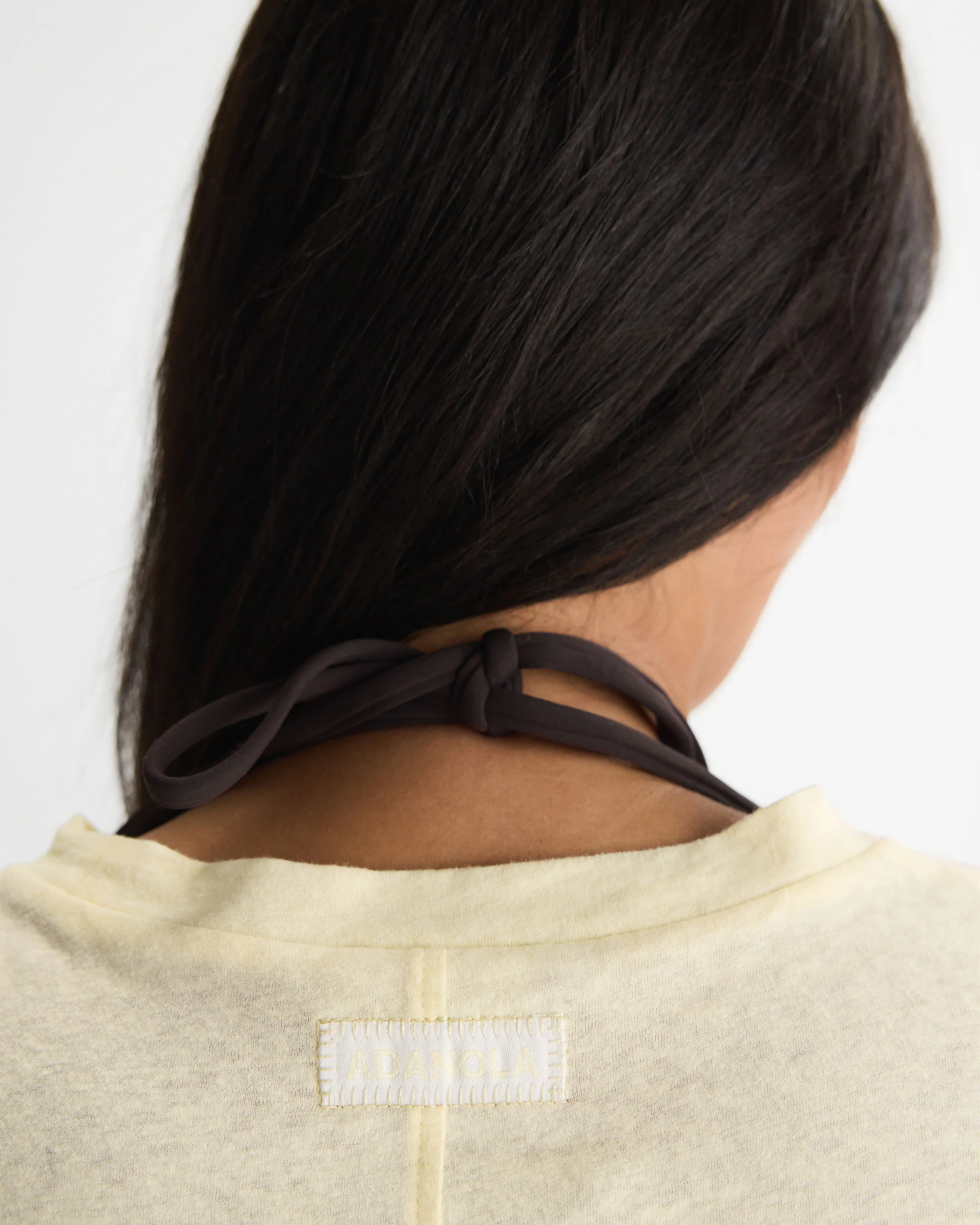 Slub Lounge Baby Tee - Buttercream - Image 3