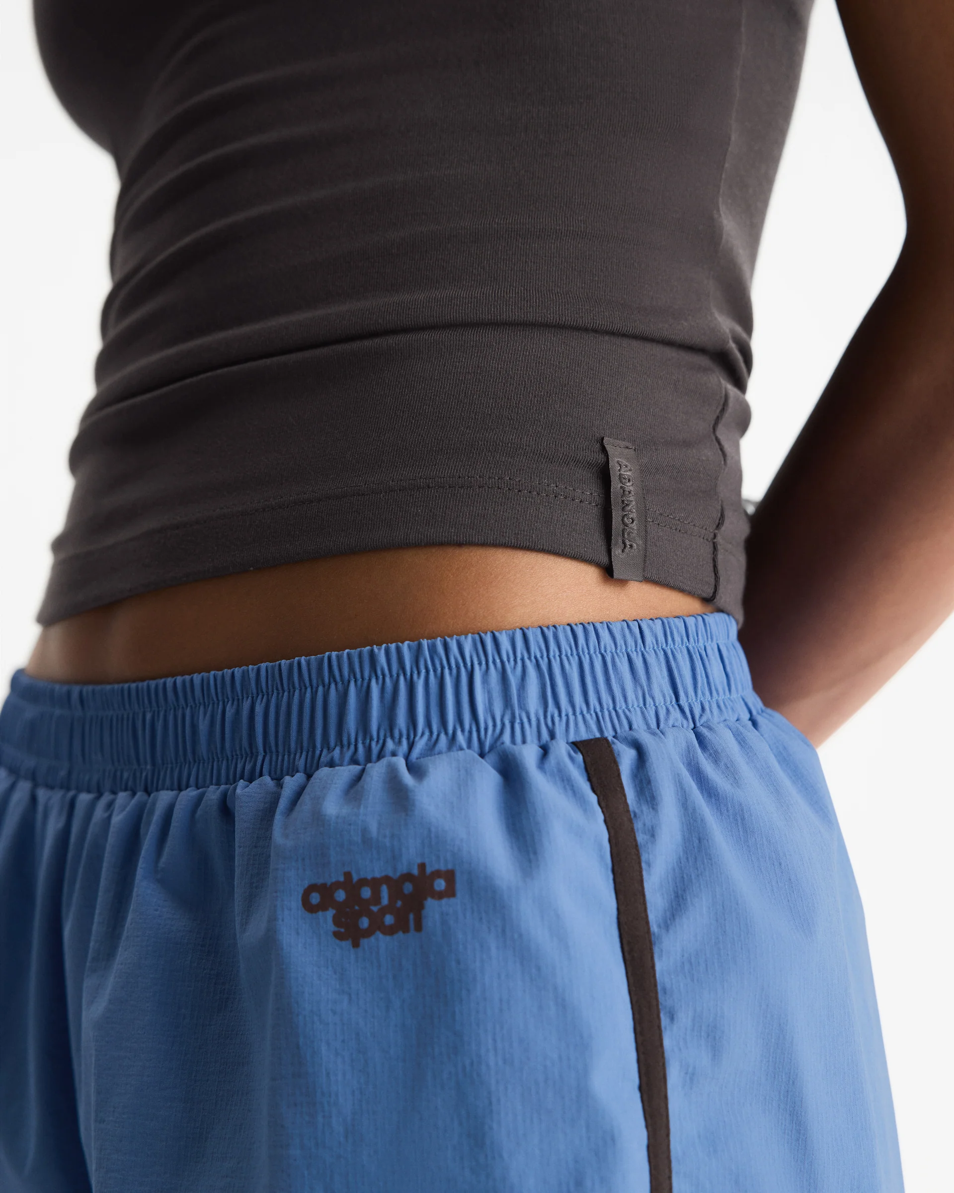 Soft Modal Skinny Strap Cami Top - Coffee Bean - Image 3