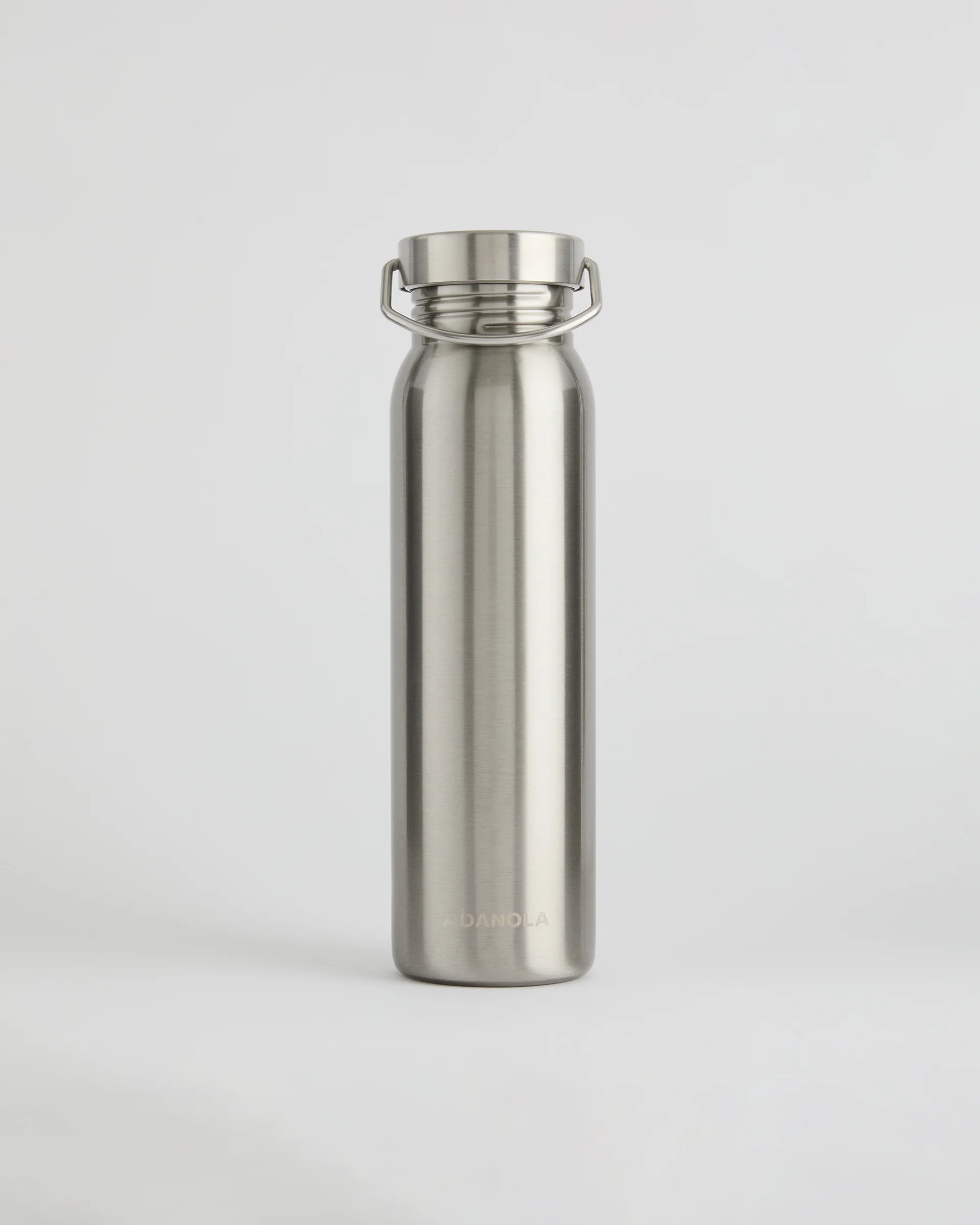 Stainless Steel 750ml Water Bottle - Silver - Image 2