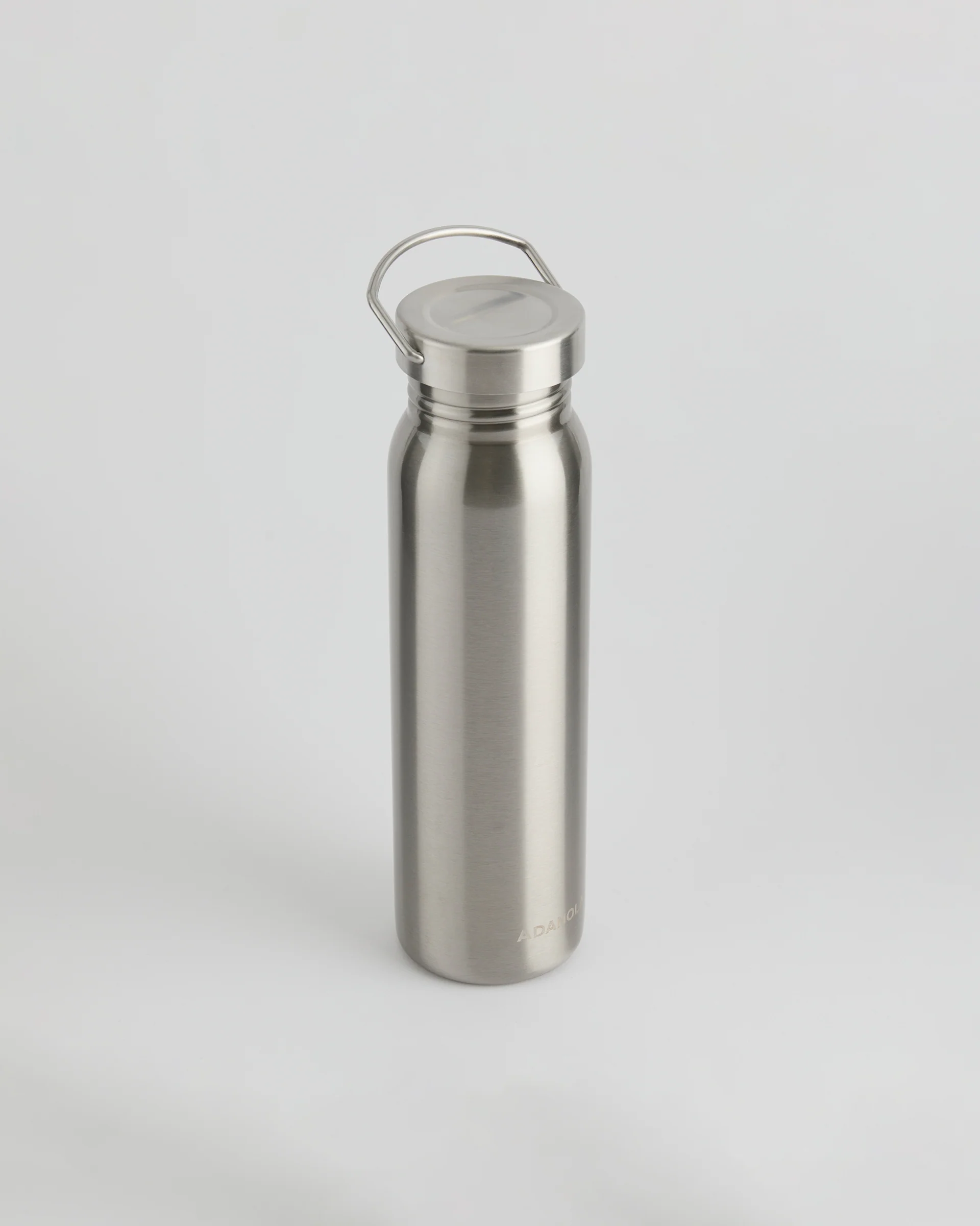 Stainless Steel 750ml Water Bottle - Silver - Image 3