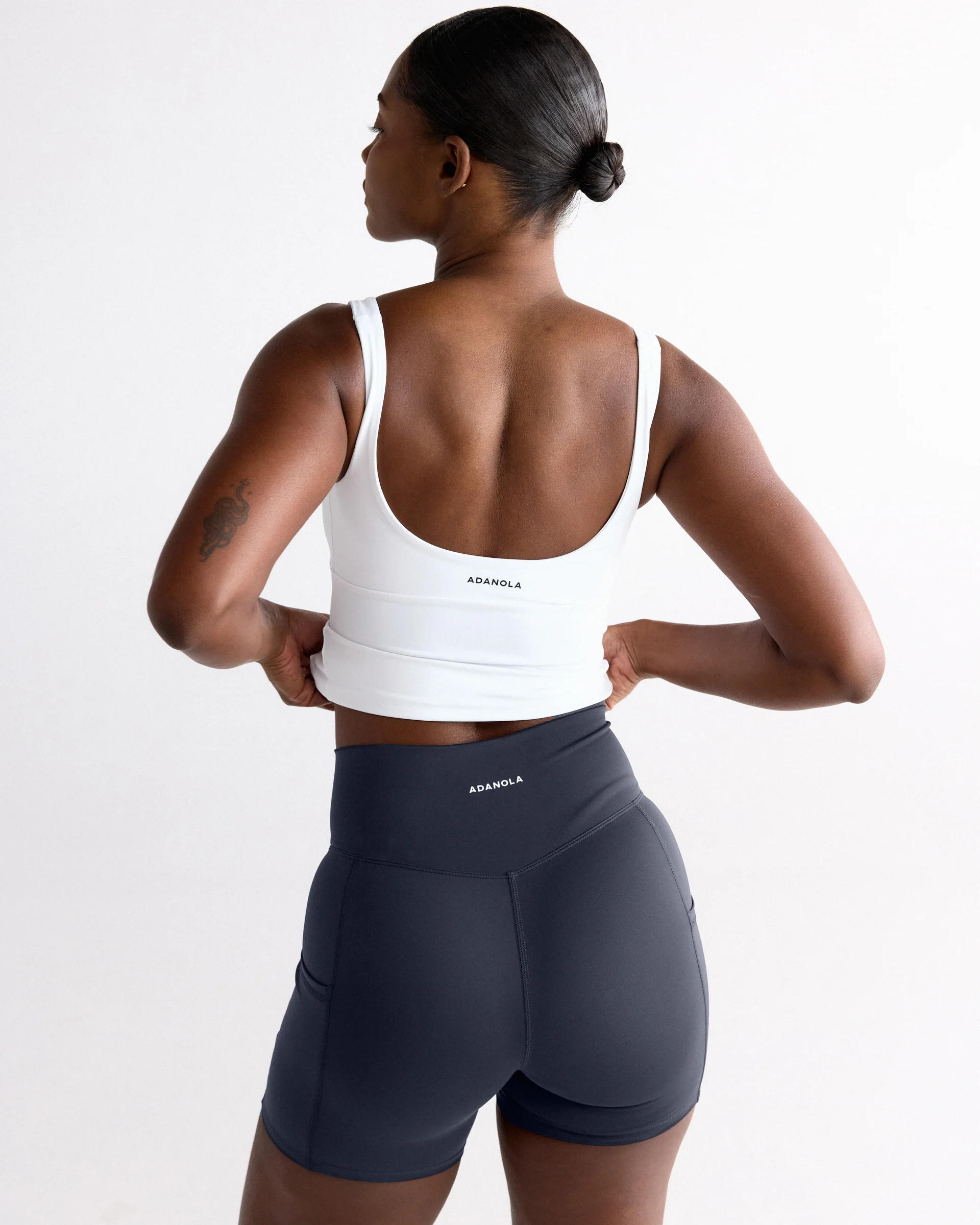 Ultimate Crop Pocket Shorts - Midnight Blue - Image 4