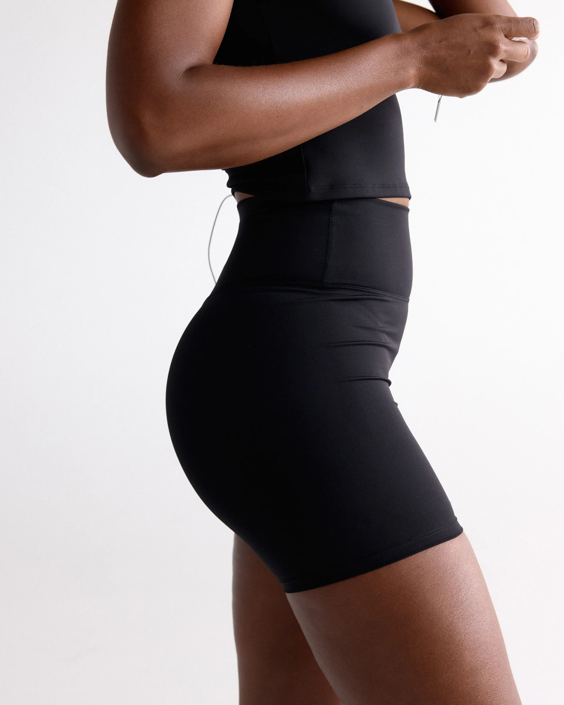 Ultimate Crop Shorts - Black - Image 2
