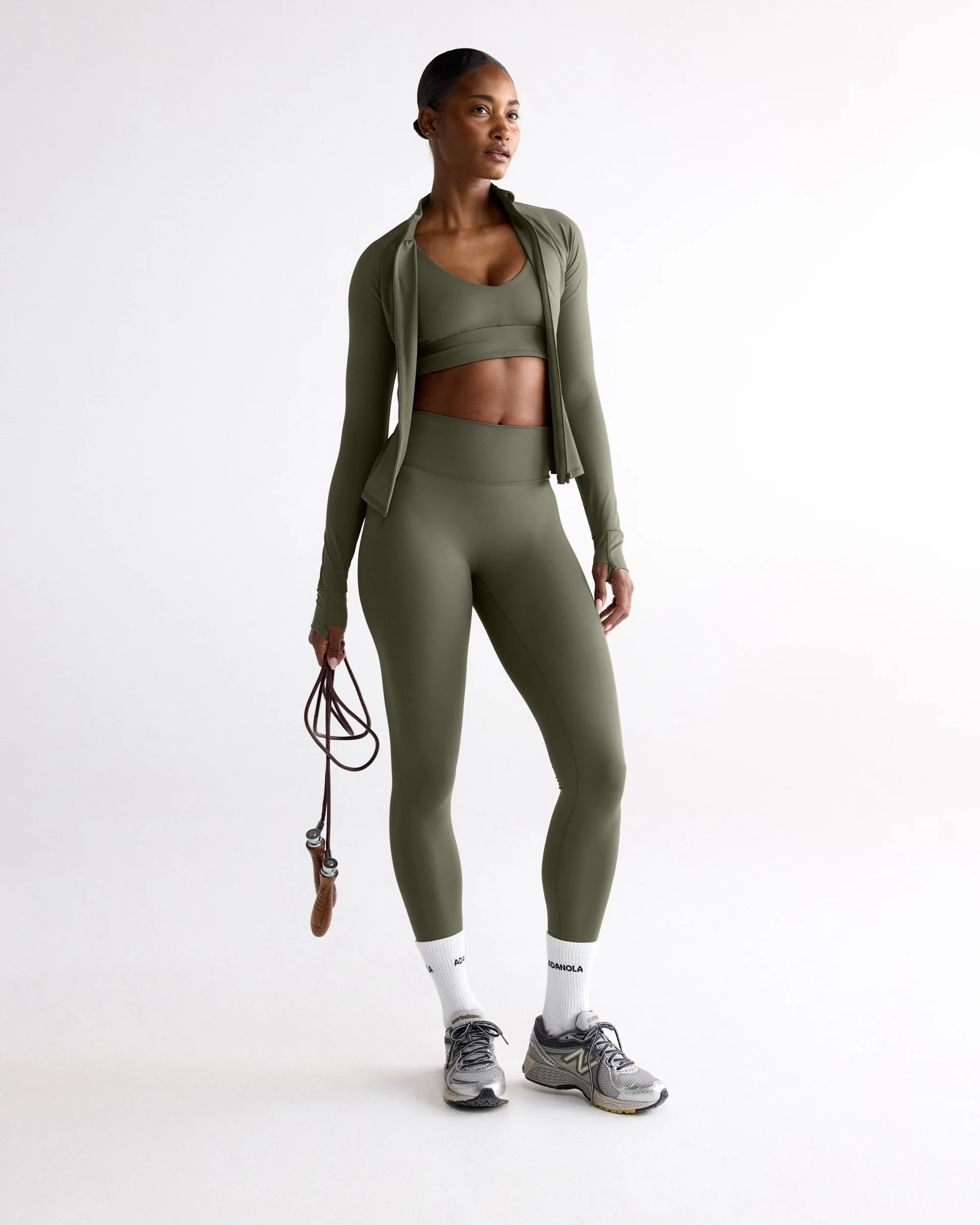 Ultimate Leggings - Olive Green - Image 3