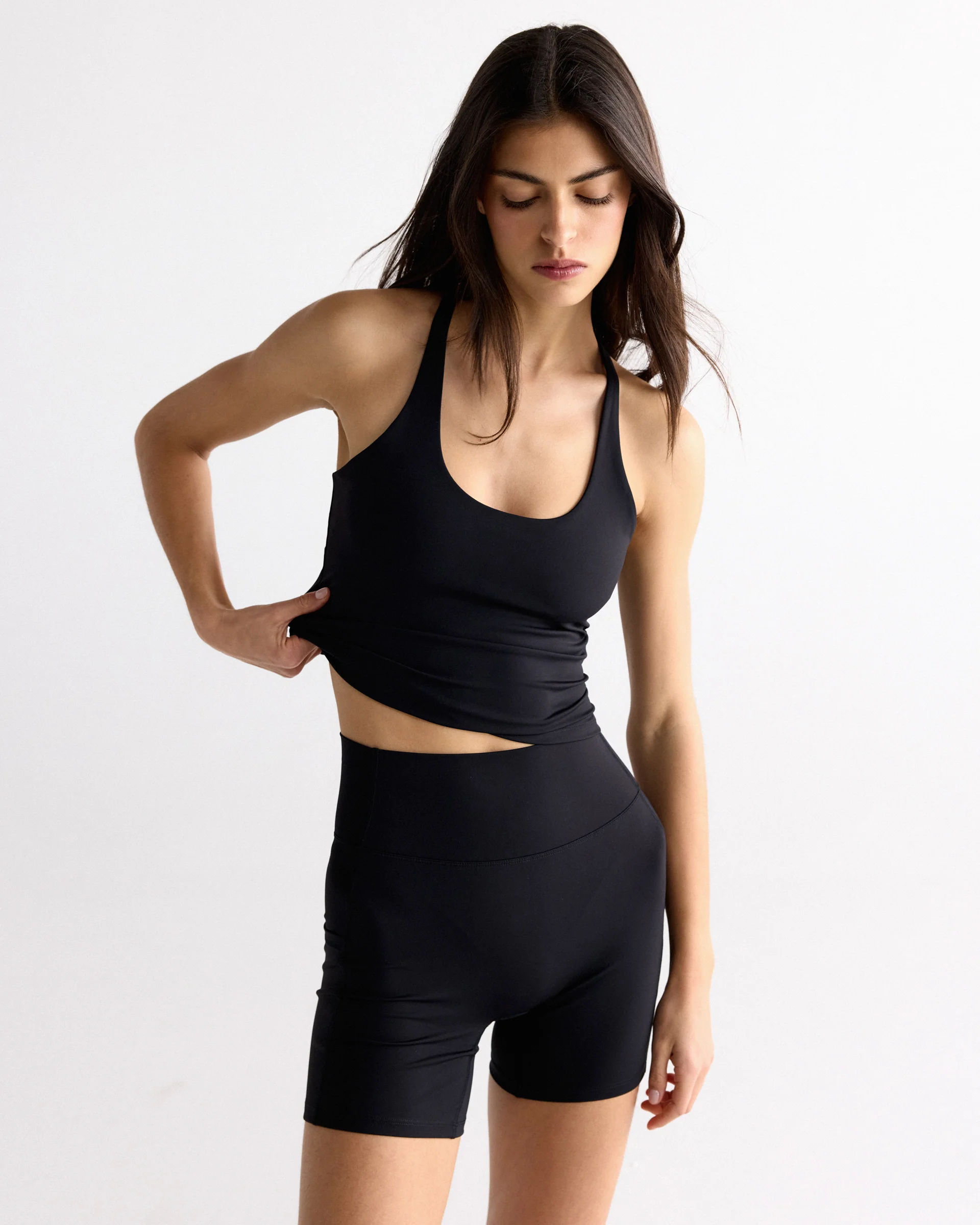 Ultimate Narrow Racer Back Tank - Black - Image 3