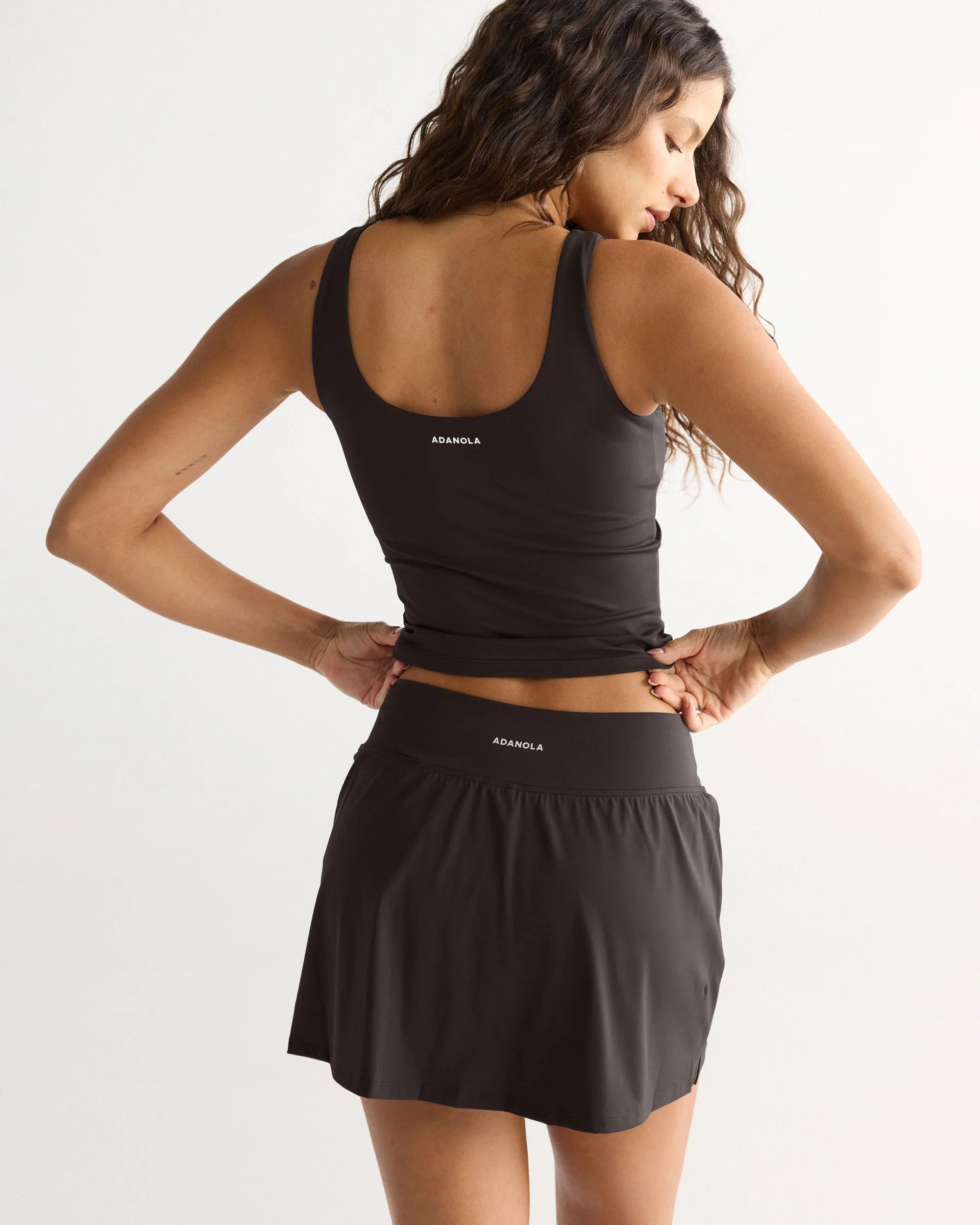 Ultimate Scoop Back Tank - Coffee Bean - Image 3