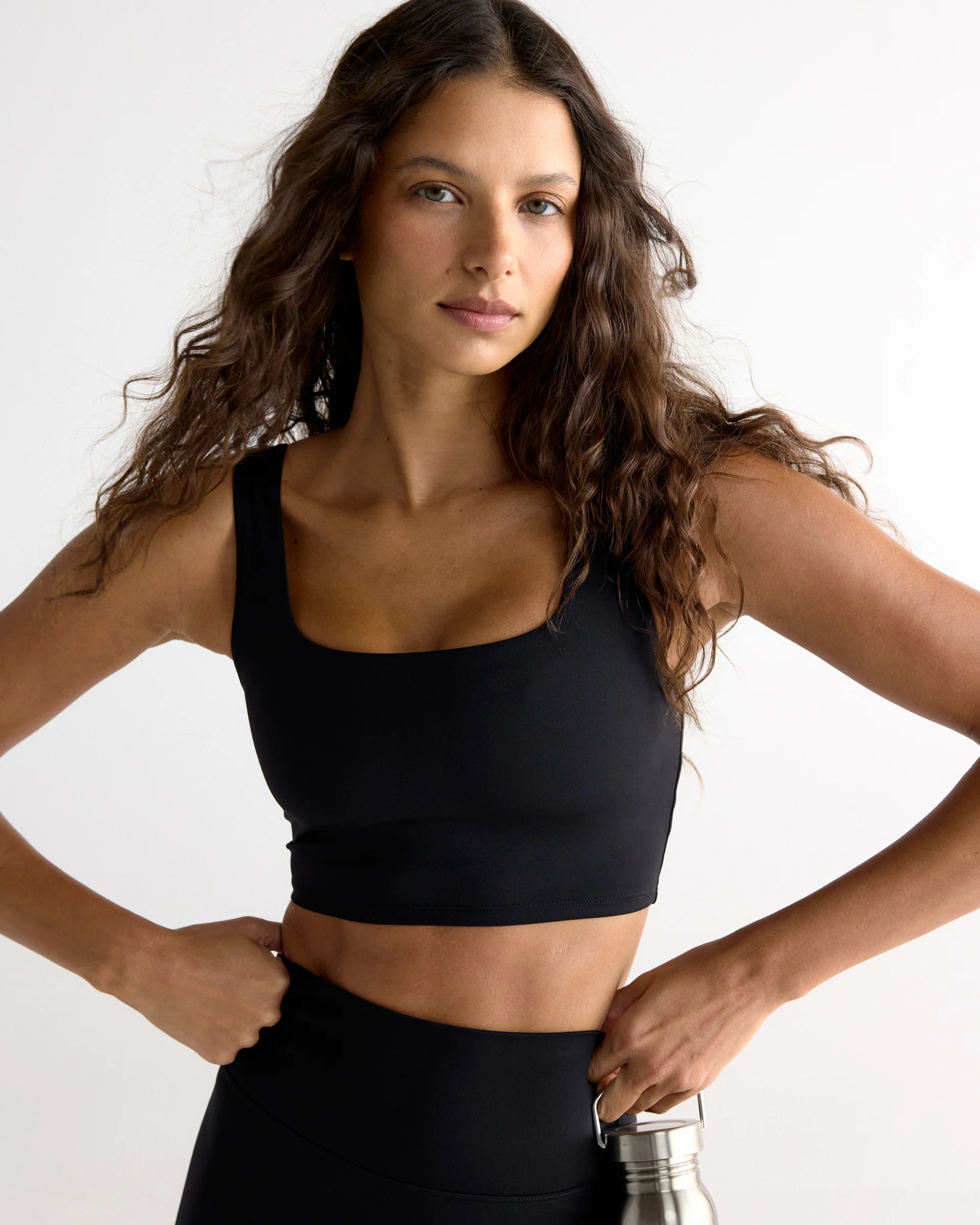 Ultimate Square Neck Bra - Black - Image 3