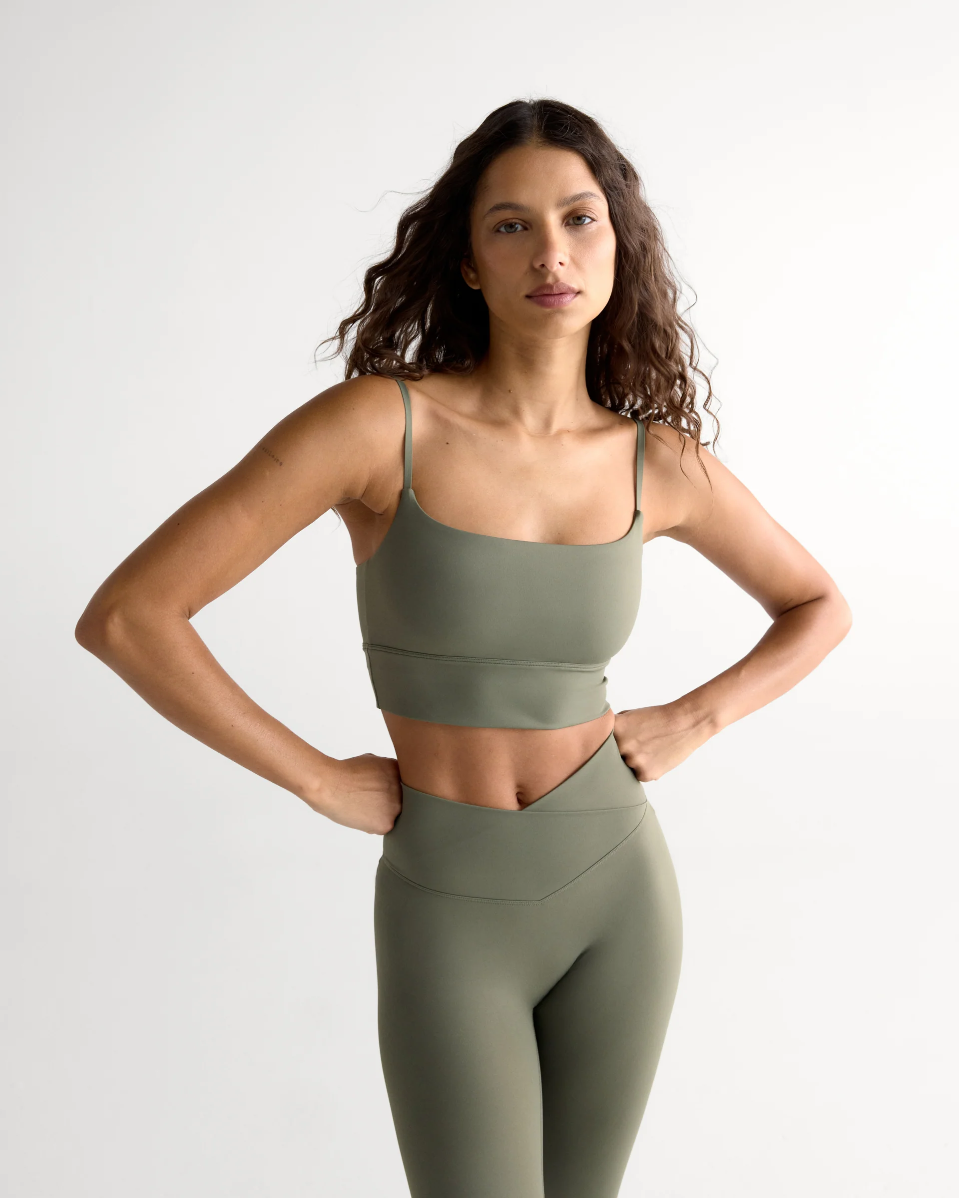 Ultimate Tank Bra - Olive Green - Image 3