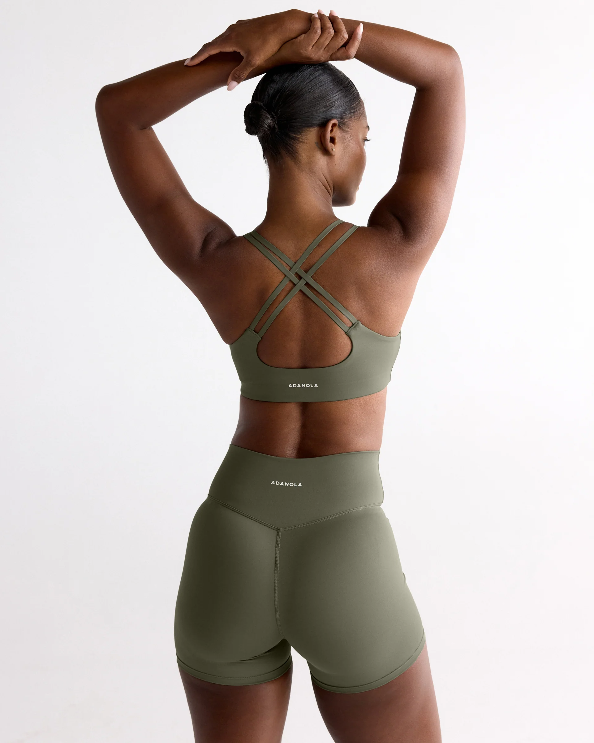 Ultimate Ultra Crop Shorts - Olive Green - Image 4