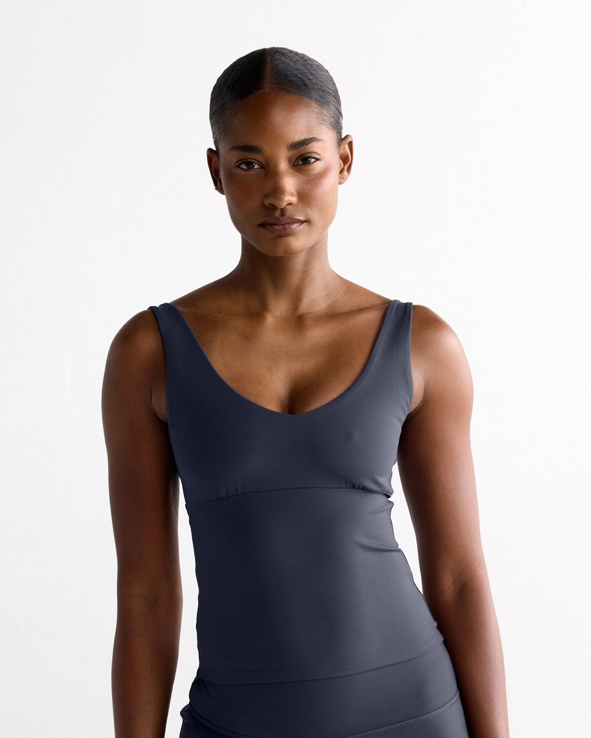 Ultimate V-Neck Top - Midnight Blue - Image 3